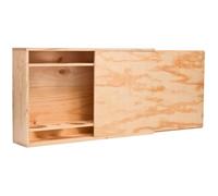Caisse en bois 6 bouteilles Vin 75 offret vin en Pin Maritime pour stocker vos belles bouteilles [Rangement bouteille de vin]