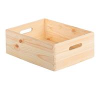 Astigarraga - Caisse en bois de rangement 40 x 30 x 14 cm Naturel G