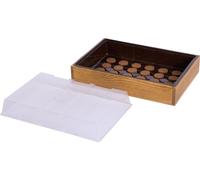 Caisse en bois massif de culture avec 24 tablettes de gonflement