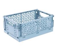 Caisse en plastique Pliable 3,4 litres - Bleu