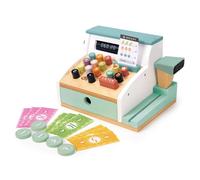 Tender Leaf Toys - General Stores Till - Comprehensive Wooden Shop Till Play Set with Scanner - Inspires Creative and Imaginative Roleplay - Age 3+