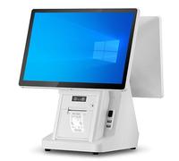 Caisse enregistreuse à double écran tactile, système de point de vente pour petites entreprises, prend en charge plus de 30 langues, 8 Go de RAM, 128 Go SSD, caisse enregistreuse intelligente pour la