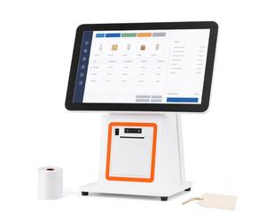 Caisse enregistreuse à écran Tactile de 15,6 Pouces, Uniquement,58 mm | Traite les transactions de point de vente, 8 Go de RAM avec 128 Go SSD, commerce de détail et restaurants