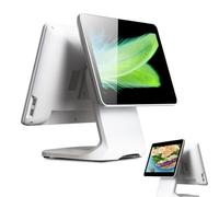 Caisse Enregistreuse À Écran Tactile Double Écran, Caisse Enregistreuse Intelligente Tout-en-Un de 15,6", Systèmes de Point Vente Pc À Écran, Processeur N2930, 4 Go de Ram, 64 Go de Ssd, Windows 7/10