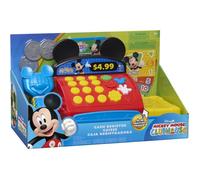 Mickey Mouse Disney Jr Caisse Enregistreuse Clubhouse avec Sons, Phrases et Argent Factice, 10 pièces, Développe Les Compétences en Mathématiques de Base, Jouet pour Enfants dès 3 Ans - Just Play