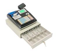 Caisse Enregistreuse Électronique Double Écran 48 Touches 36Départements EU | 10000 PLU,10 caissiers,détecteur faux billets,USB/RS232,6 clés programmation-restaurant,supermarché,boutique,détail.