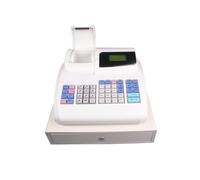 Caisse enregistreuse électronique pour système de Tiroirs-caisses ECR for Point de Vente de Restaurant, Caisse enregistreuse électronique for Magasin de détail ECR800 pour Petites Entreprises(Blanc)