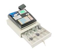 Caisse enregistreuse électronique, Supermarché Kiosque de vente au détail Système de caisse Gastronomie avec, 48 touches Support de table pour restaurants, supermarchés, grands marchés, etc. En anglai