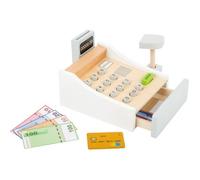 Jeu De Marchande - Caisse Enregistreuse En Bois - 11099