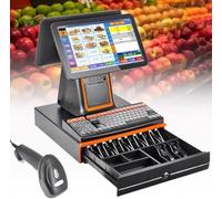 Caisse Enregistreuse Intelligente, Caisse Enregistreuse Électronique, Imprimante Et Tiroir-Caisse, Terminal De Vente Portable pour Restaurant, Magasin, Café, Supermarché