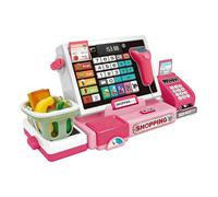 Caisse Enregistreuse Jouet Avec Scanner Et Calculatrice - Dimensions Du Produit 36x16,5x12 Cm, Matériau ABS Robuste, Poids 850 G | Jeu De Rôle Interactif Développement Des Capacités Cognitives