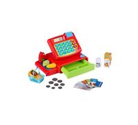 Eddy Toys Toy Cash Register - Ensemble de jeu de 25 pièces - Accessoires et argent fictif