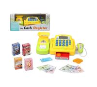 Caisse Enregistreuse Jouet The Cash Register Jaune (33 X 13 Cm)