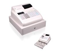 Caisse Enregistreuse pour Petites Entreprises, Caisses Enregistreuses Électroniques Modernes avec Imprimante Thermique Intégrée Et Tiroir-caisse Sécurisé, Caisse Enregistreuse Électronique Commerciale