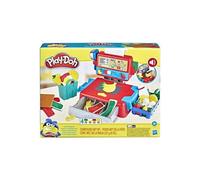 Caisse Enregistreuse sonore Play Doh - Avec Pate a modeler + Accessoires - Epicerie, Supermarche - Coffret creations et carte Tigre