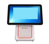 Caisse enregistreuse Traiteur thé au Lait, supermarché supérette mère et bébé écran Tactile Double écran Caisse enregistreuse Machine intégrée pour Le Commerce de détail(Single Screen)