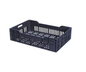 Caisse gerbable - 600x400mm - 25 litres - gris GILAC