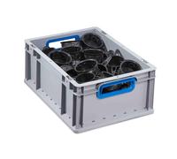 Caisse Gerbable Europe 417 EuroBox gris bleu Allit