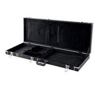 Etui Coffre de Guitare Electrique Professionnel Compartiment de Rangement Noir