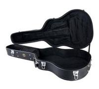 Rocktile Housse 4/4 pour Guitare Électrique Jumbo Style Jazz (gigbag rembourré, Compartiment intégré, verrouillable, Longueur Totale : 110cm) Noir