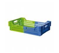 Caisse liaison froide bicolore 27 L - bleu/vert