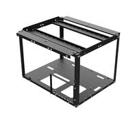 Caisse minière, Cadre de Plate-Forme minière | Boîtier de Plate-Forme de Mineur à Cadre PC | Accessoires d'extraction de pièces de Monnaie Crypto empilables, Support de Support, Banc d'essai en Plein
