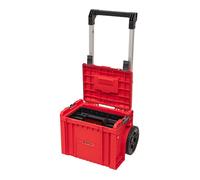 Caisse mobile - Qbrick System - PRO Cart 2.0 Plus - Rouge - 29 l - Étanche et résistant aux chocs