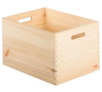 Caisse pin brut, l.30 x P.23 x H.40 cm
