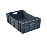 Caisse pleine 600 x 400 x 200 mm 40 L - gris