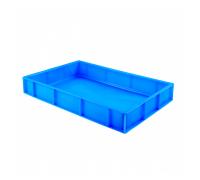 Caisse pleine 600 x 400 x 90 mm 15 L - bleu