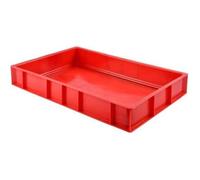 Caisse pleine à pâtons 15 L 600 x 400 mm - Rouge