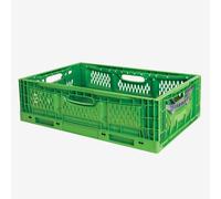 Caisse Pliable Empilable 600 x 400 x 120 mm Vert - Gilac
