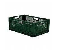 Caisse pliable empilable 600 x 400 x 235 mm 47 L - vert
