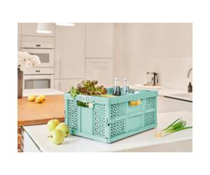Caisse pliante 'eco lea', 32 L, grass green