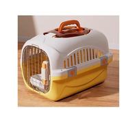 Caisse pour Chien Boîte à air for Chat, Sac for, Cage Portable for, boîte d'expédition for Chien, for de Voiture(Yellow)