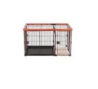 Caisse pour Chien Cage for Chien chenil avec Toilettes Shiba Inu Corgi Moyen et Grand Petit Animal clôture intérieure for(02,Grand)