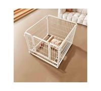 Caisse pour Chien Cage for Chien de Compagnie, clôture intérieure, for Petit, chenil Confortable et Gratuit Niche pour Chien(Blanc)