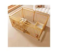 Caisse pour Chien Cage for Chien de Compagnie, clôture intérieure, Petite et Moyenne Taille, chenil Multicolore en Option Niche pour Chien(Gold,XS)