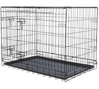 Caisse pour chien Home 93 × 69 × 62 cm noire