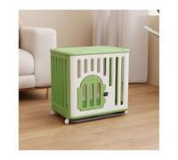 Caisse pour Chien Niche d'intérieur for Chien, Cage for Animal de Compagnie, for, Villa for(Green White)