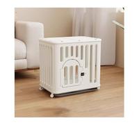 Caisse pour Chien Niche d'intérieur for Chien, Cage for Animal de Compagnie, for, Villa for Niche pour Chien(Blanc)