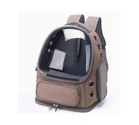 Caisse pour Chien Sac à Dos for Chat, Sac Portable for Sortir, Capsule Spatiale, Grand for Chien, Cage for, Double épaule, d'école Transparent for, Fournitures for(Bruin)
