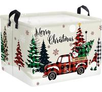 Caisse Rangement Arbre Carreaux 40x30x30 cm Vendos85