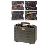 Caisse rigide avec kit d'outils aviation 159 pcs sans roulette 4750RCHD01FF1 Bahco