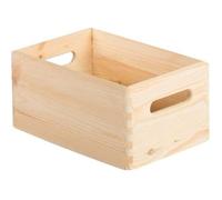 Caisse sans couvercle - ARTUB - 30 x 20 x 14 cm - Pin massif - Prête à peindre - Empilable
