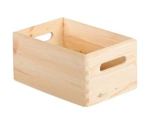 Caisse sans couvercle - ARTUB - 30 x 20 x 14 cm - Pin massif - Prête à peindre - Empilable