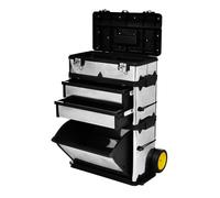 Caisse Valise Coffre Boîte à Outils à Roulette Rangement Stockage vidaXL