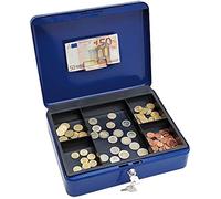 Caissette à monnaie - WEDO - 145403H - 5 compartiments - 30 x 24 x 9 cm - Bleu