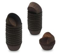 Caissette Muffins Papier 200/500/1000 pièces tasses de cuisson Cupcake Muffin doublures tasse en papier moules de cuisson emballages résistants à la graisse Cupcakes gâteau outils(Brown,500pcs)