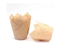 Caissette Muffins Papier Doublure de Cupcake, 200 pièces, tasse de cuisson for fête de mariage, caissettes, tulipe, Muffin, tasse en papier, emballage de gâteau résistant à l'huile(Color5)